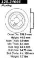 Premium High-Carbon Rotor - StopTech 125.34066