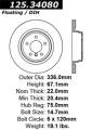 Premium High-Carbon Rotor - StopTech 125.34080