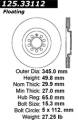 Premium High-Carbon Rotor - StopTech 125.33112