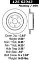 Premium High-Carbon Rotor - StopTech 125.63043