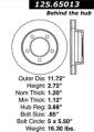 Premium High-Carbon Rotor - StopTech 125.65013
