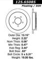 Premium High-Carbon Rotor - StopTech 125.65085