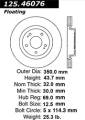 Premium High-Carbon Rotor - StopTech 125.46076