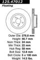 Premium High-Carbon Rotor - StopTech 125.47012