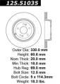 Premium High-Carbon Rotor - StopTech 125.51035