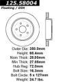 Premium High-Carbon Rotor - StopTech 125.58004