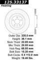 Premium High-Carbon Rotor - StopTech 125.33137