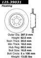 Premium High-Carbon Rotor - StopTech 125.39031