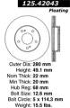 Premium High-Carbon Rotor - StopTech 125.42043