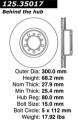 Premium High-Carbon Rotor - StopTech 125.35017