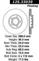 Premium High-Carbon Rotor - StopTech 125.33039