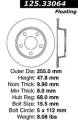Premium High-Carbon Rotor - StopTech 125.33064