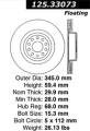 Premium High-Carbon Rotor - StopTech 125.33073