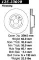 Premium High-Carbon Rotor - StopTech 125.33090