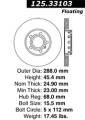 Premium High-Carbon Rotor - StopTech 125.33103