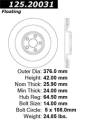 Premium High-Carbon Rotor - StopTech 125.20031