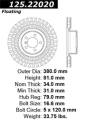 Premium High-Carbon Rotor - StopTech 125.22020