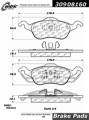 StopTech Sport Brake Pads - StopTech 309.08160