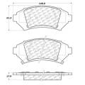 Disc Brake Pad - StopTech 104.10760