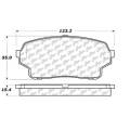Disc Brake Pad - StopTech 105.11050