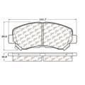 Disc Brake Pad - StopTech 105.13740