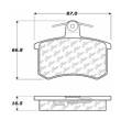 Disc Brake Pad - StopTech 105.02280