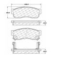 Disc Brake Pad - StopTech 105.02750