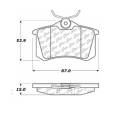 Disc Brake Pad - StopTech 105.03400