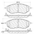 Disc Brake Pad - StopTech 105.10780