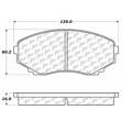 Disc Brake Pad - StopTech 105.05510
