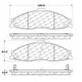 Disc Brake Pad - StopTech 105.07490