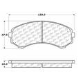 Disc Brake Pad - StopTech 105.08670