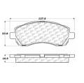 Disc Brake Pad - StopTech 105.07220