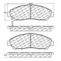 Disc Brake Pad - StopTech 105.13780