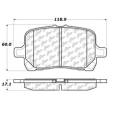 Disc Brake Pad - StopTech 105.11600