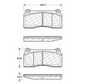 Disc Brake Pad - StopTech 105.08100