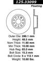 Premium High-Carbon Rotor - StopTech 125.33099