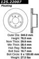 Premium High-Carbon Rotor - StopTech 125.22007