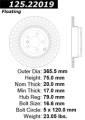 Premium High-Carbon Rotor - StopTech 125.22019