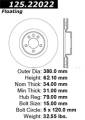 Premium High-Carbon Rotor - StopTech 125.22022