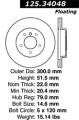 Premium High-Carbon Rotor - StopTech 125.34048