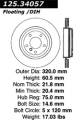 Premium High-Carbon Rotor - StopTech 125.34057
