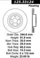 Premium High-Carbon Rotor - StopTech 125.33124