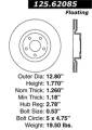 Premium High-Carbon Rotor - StopTech 125.62085