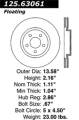Premium High-Carbon Rotor - StopTech 125.63061
