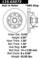 Premium High-Carbon Rotor - StopTech 125.65073
