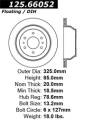Premium High-Carbon Rotor - StopTech 125.66052
