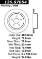 Premium High-Carbon Rotor - StopTech 125.67054
