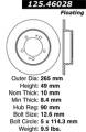 Premium High-Carbon Rotor - StopTech 125.46028