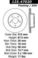 Premium High-Carbon Rotor - StopTech 125.47020